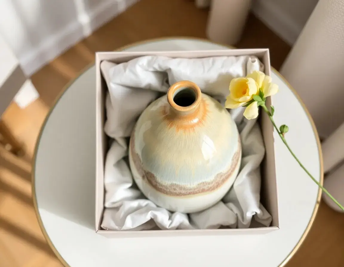 Handgefertigte Keramikvase