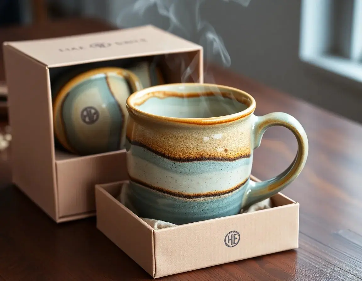 Artisanale Keramik-Kaffeetasse