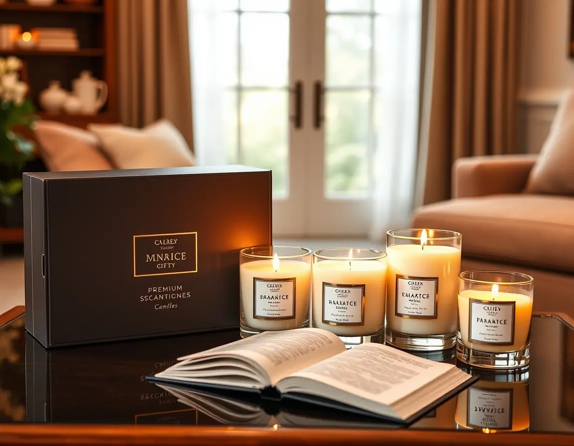 Luxuriöses Duftkerzen-Geschenkset