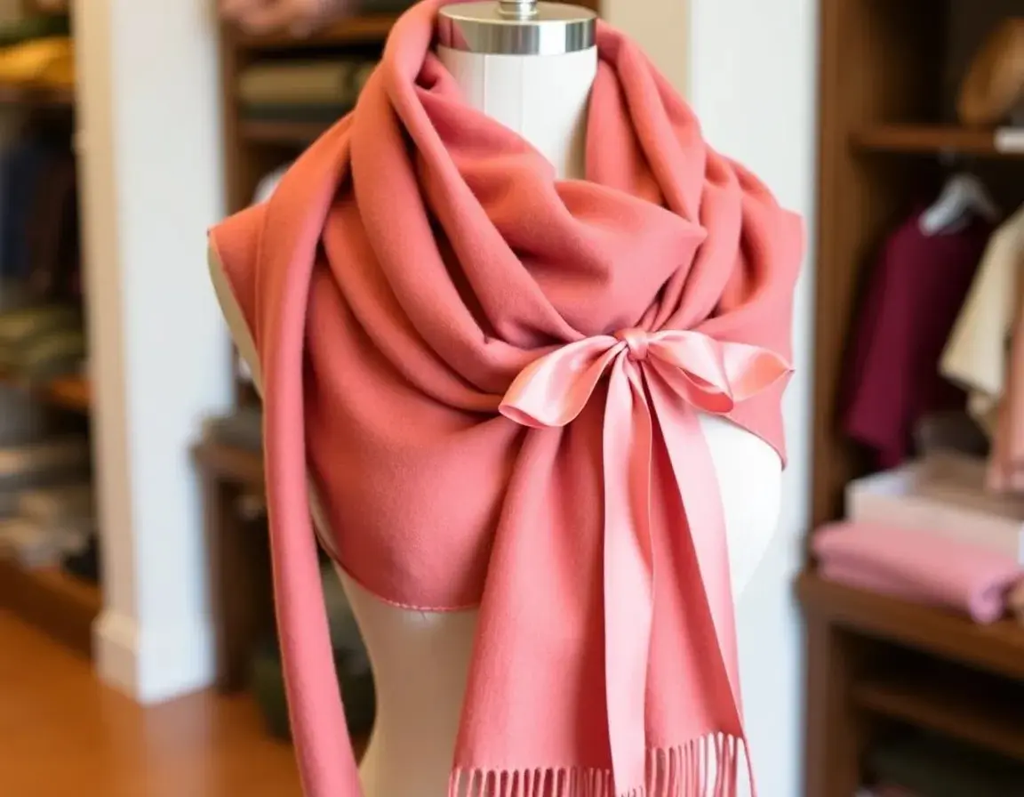 Kaschmir-Mischschal-Wickeltuch