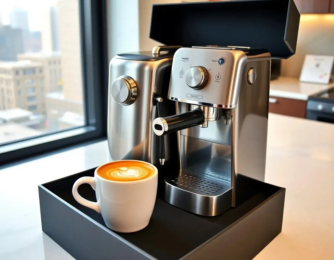 Kompakte Espressomaschine für den Hausgebrauch