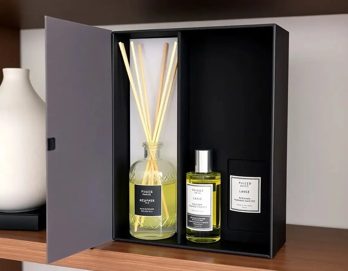High-Quality Scented Reed Diffuser with Decorative Bottle