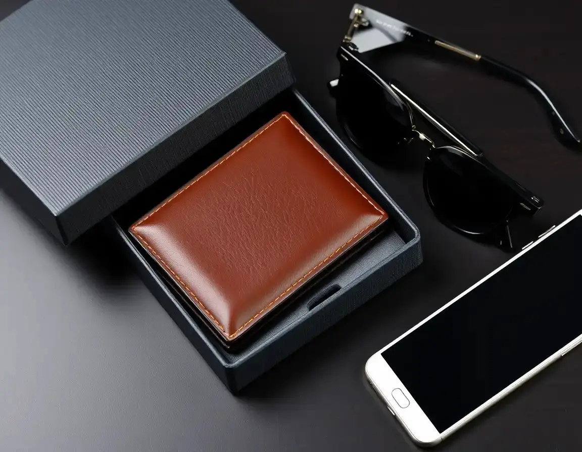 Premium Leder RFID Geldbörse