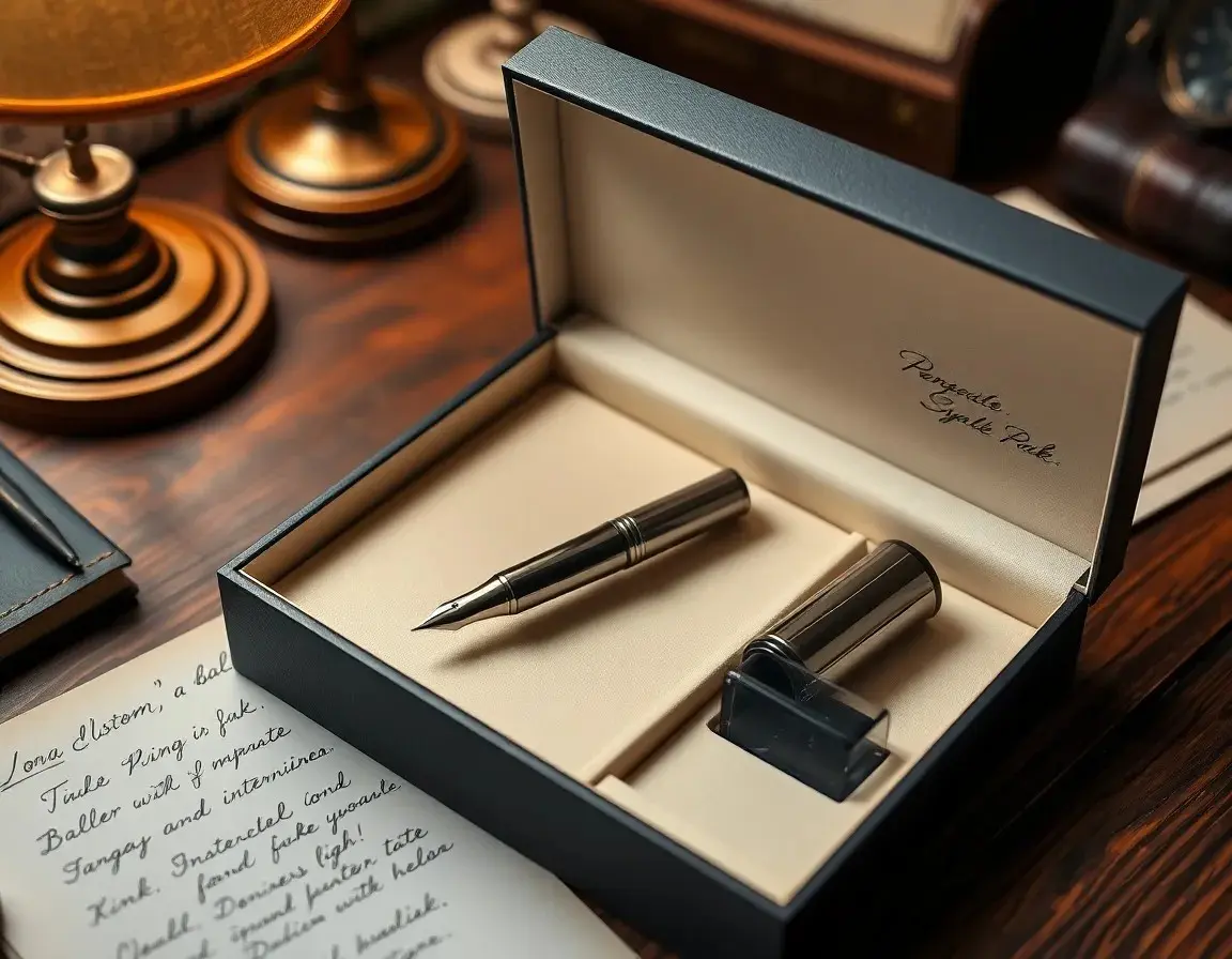 Eleganter Metall-Füllfederhalter