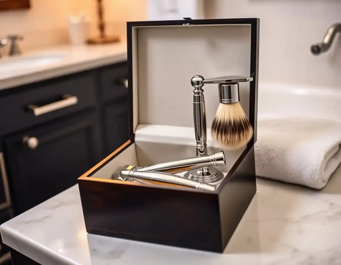 Premium Nassrasur-Set für Männer