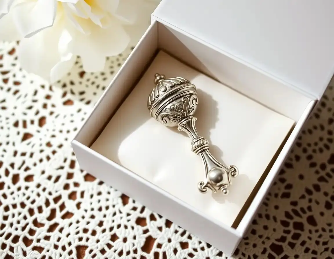 Sterling Silber Baby Rassel