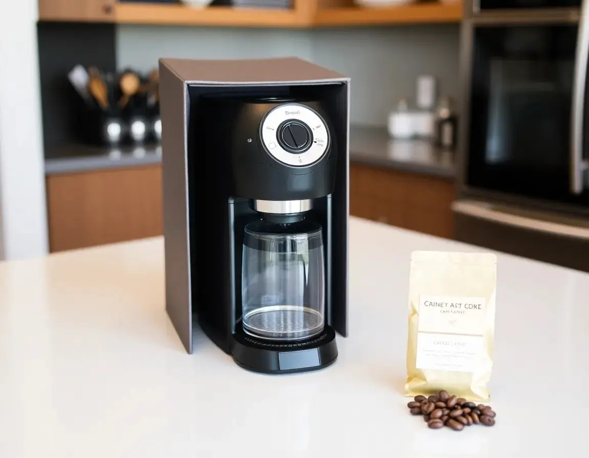 Kompakte Heim-Espresso-Kaffeemaschine