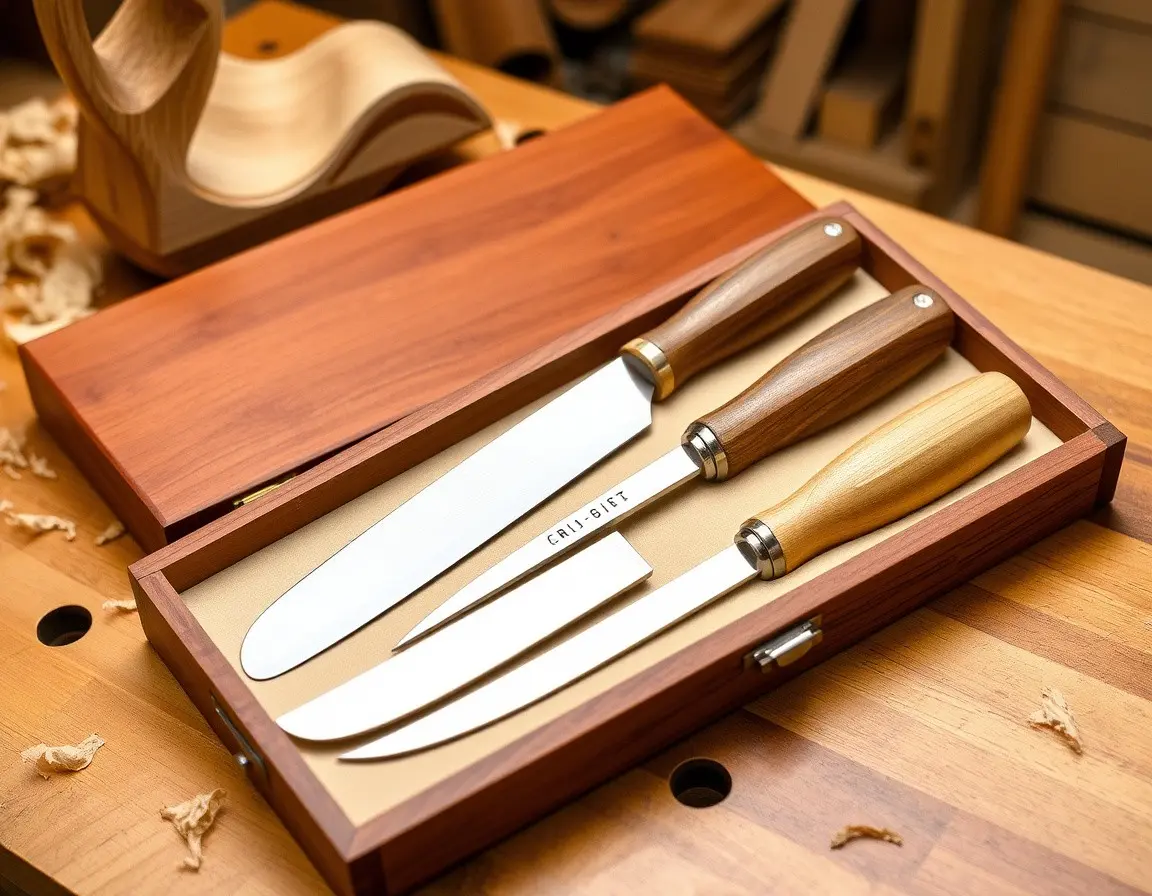 Fortgeschrittenes Holzschnitz-Meißel-Set