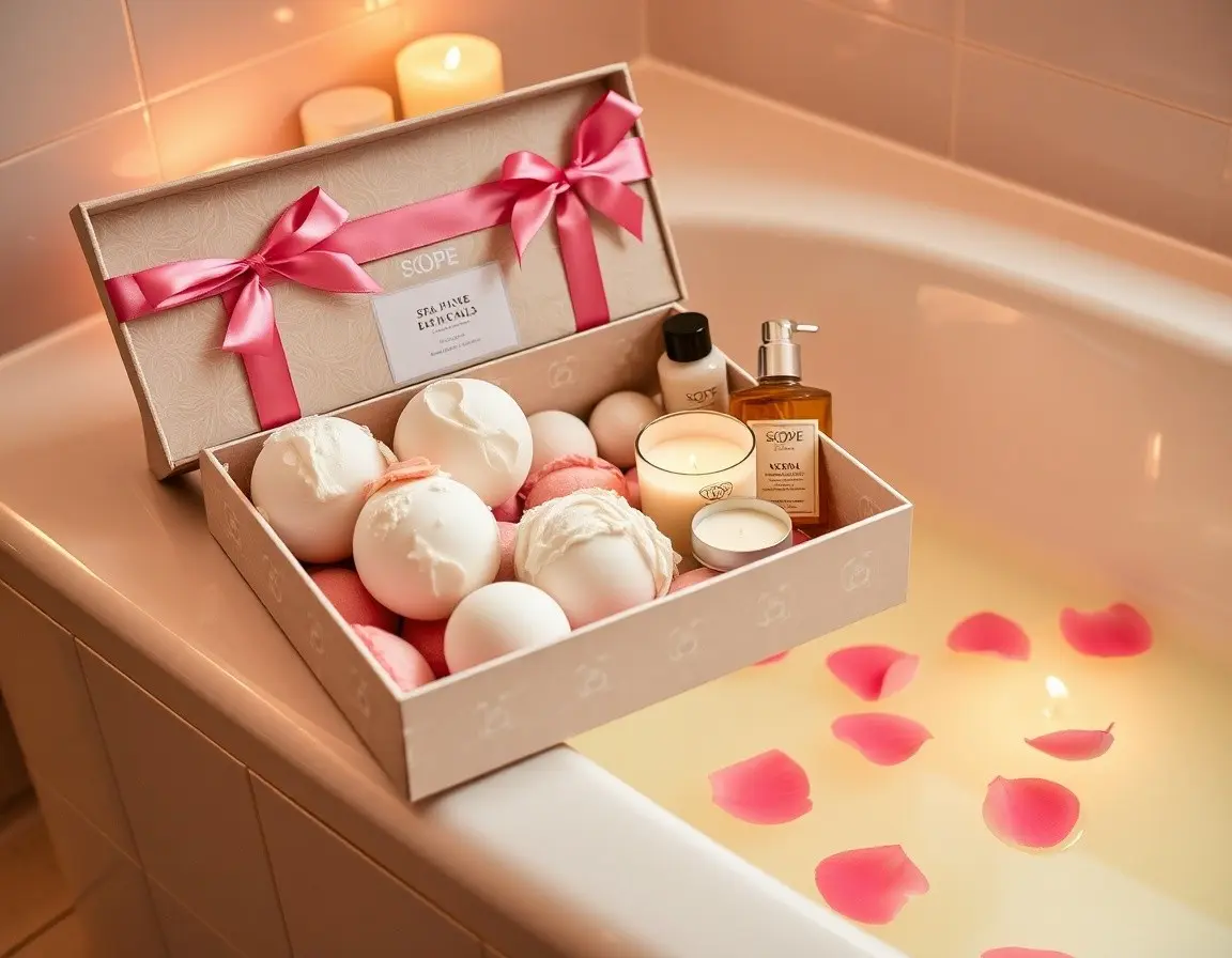 Luxus Badebomben und Body Care Set