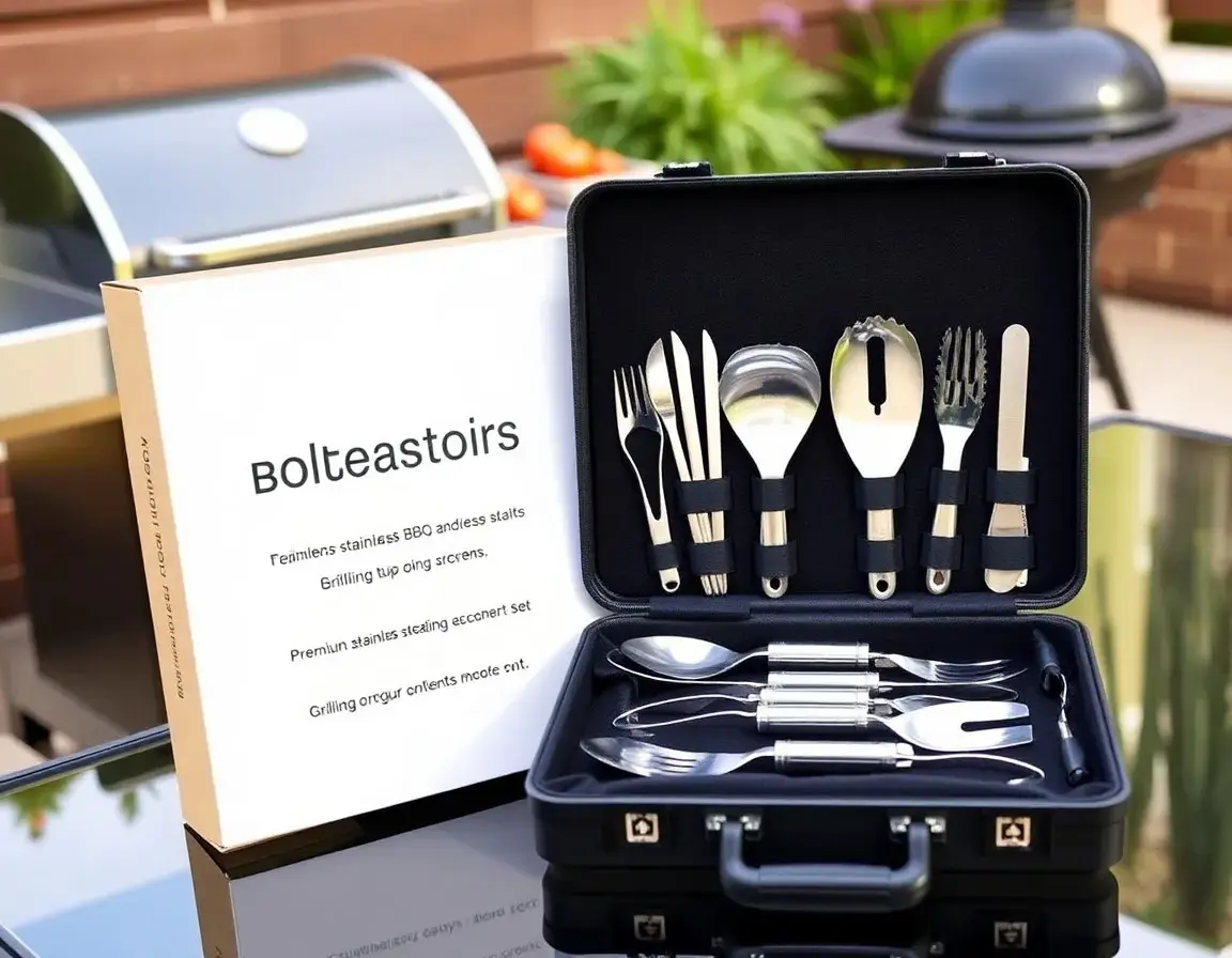 Hochwertiges Grillzubehör-Set