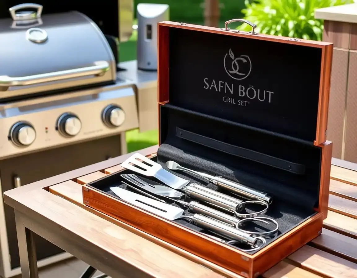 Professionelles BBQ Grillwerkzeug-Set