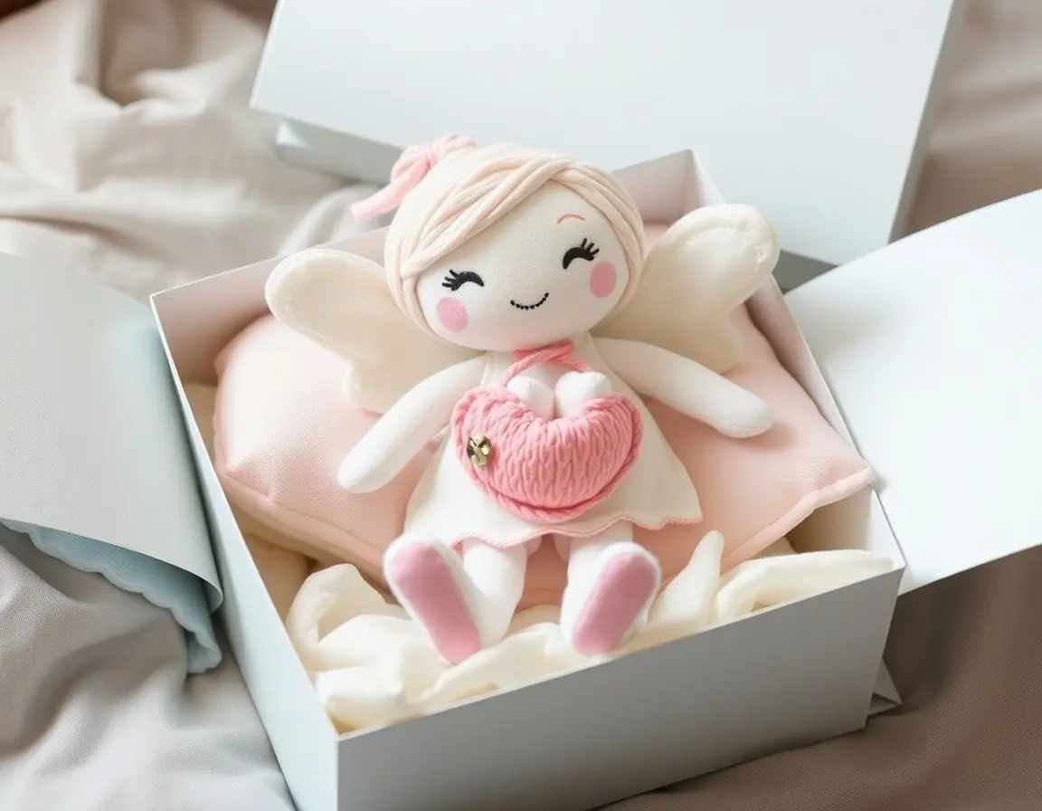 Zahnfee-Plüschpuppe mit Beutel