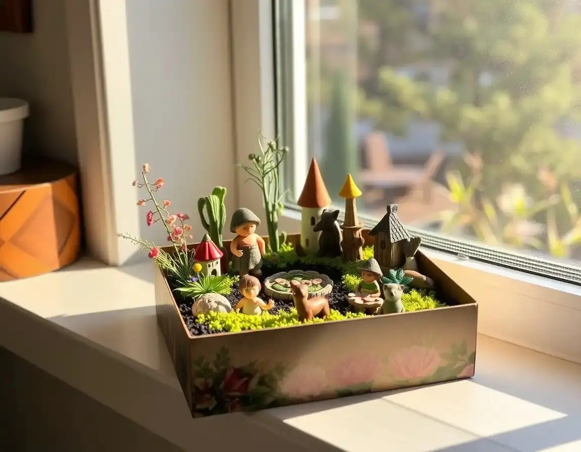 Zauberhaftes Feengarten-Kit für Kinder