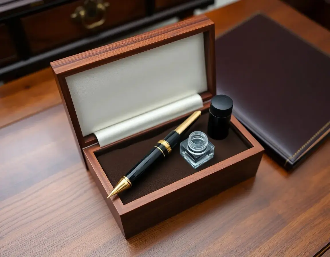 Sophisticated Desk Fountain Pen Set
