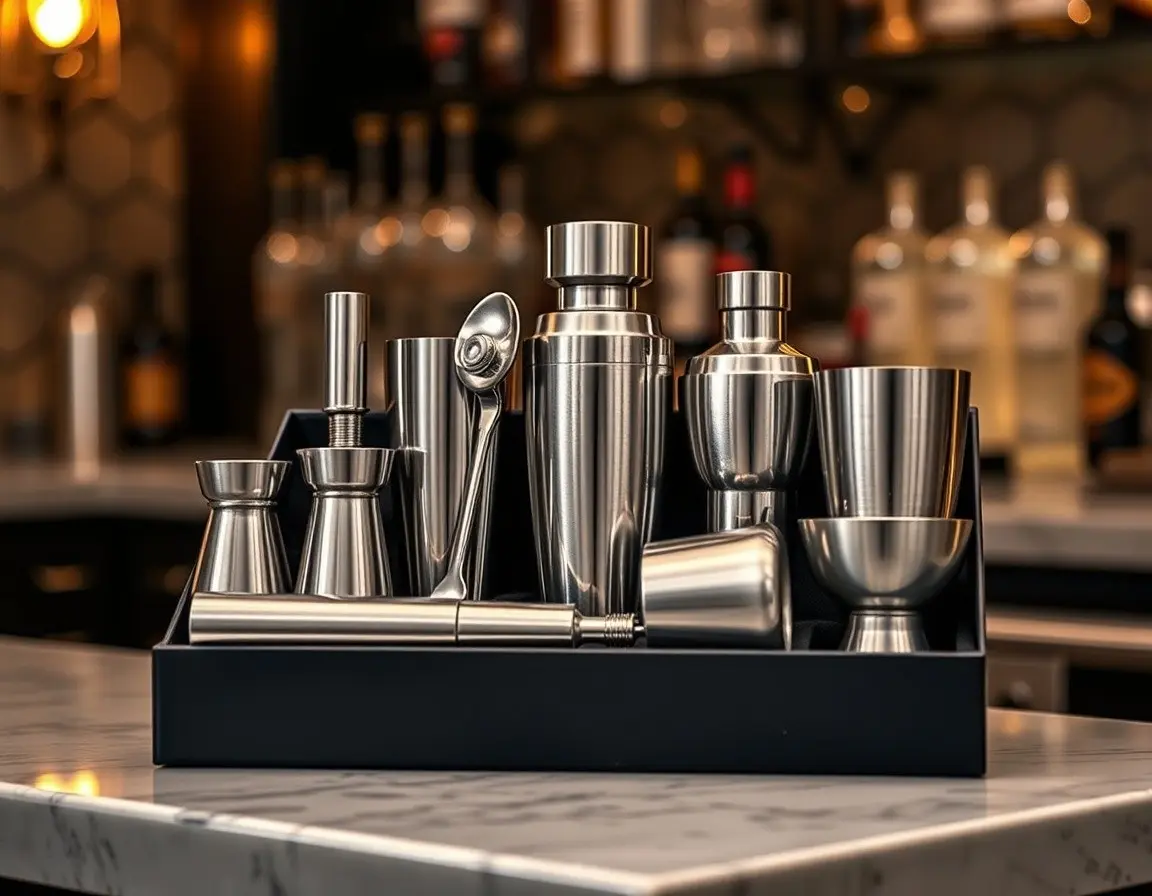 DIY Cocktail Mixing Bartender Kit