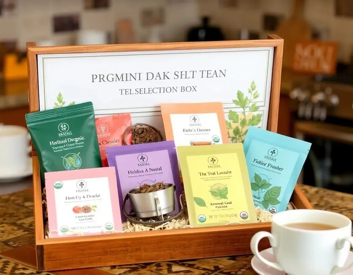 Premium Organic Herbal Tea Selection Box