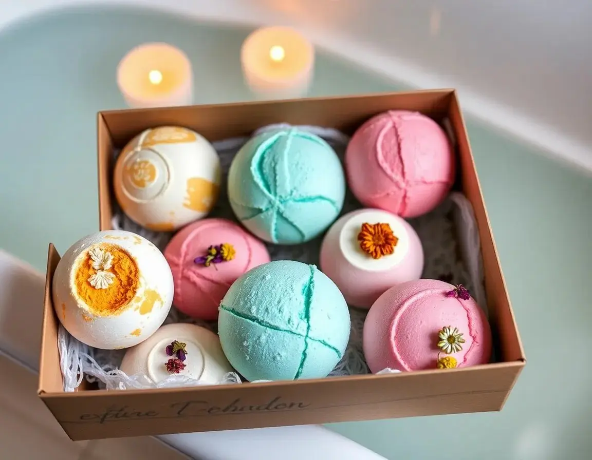 Artisanal Natural Bath Bomb Collection