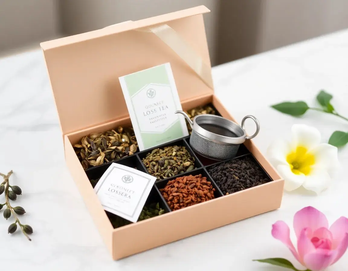 Gourmet Tea Assortment and Infuser Set