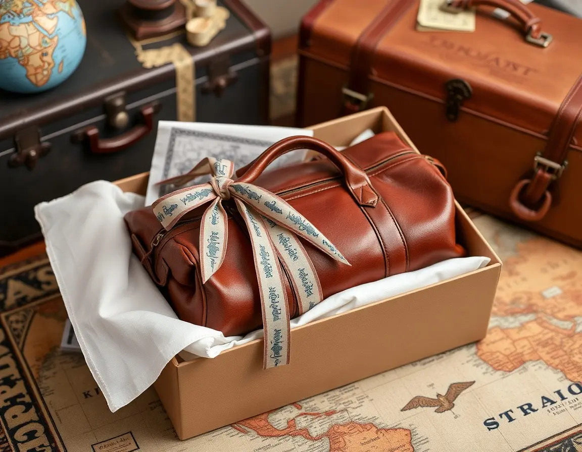 Vintage Reisetasche aus echtem Leder