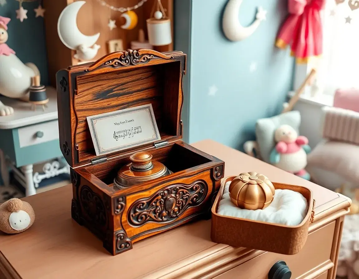 Klassische Spieluhr aus Holz