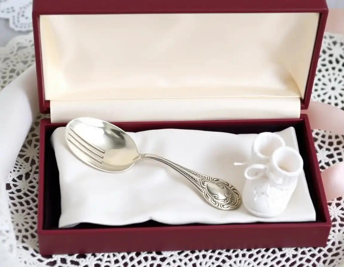 Sterling Silber Babylöffel Set