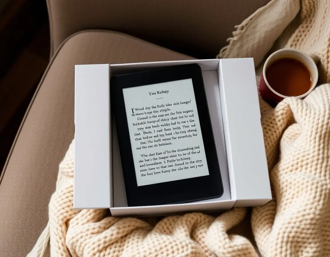 E-Ink E-Reader mit Hintergrundbeleuchtung