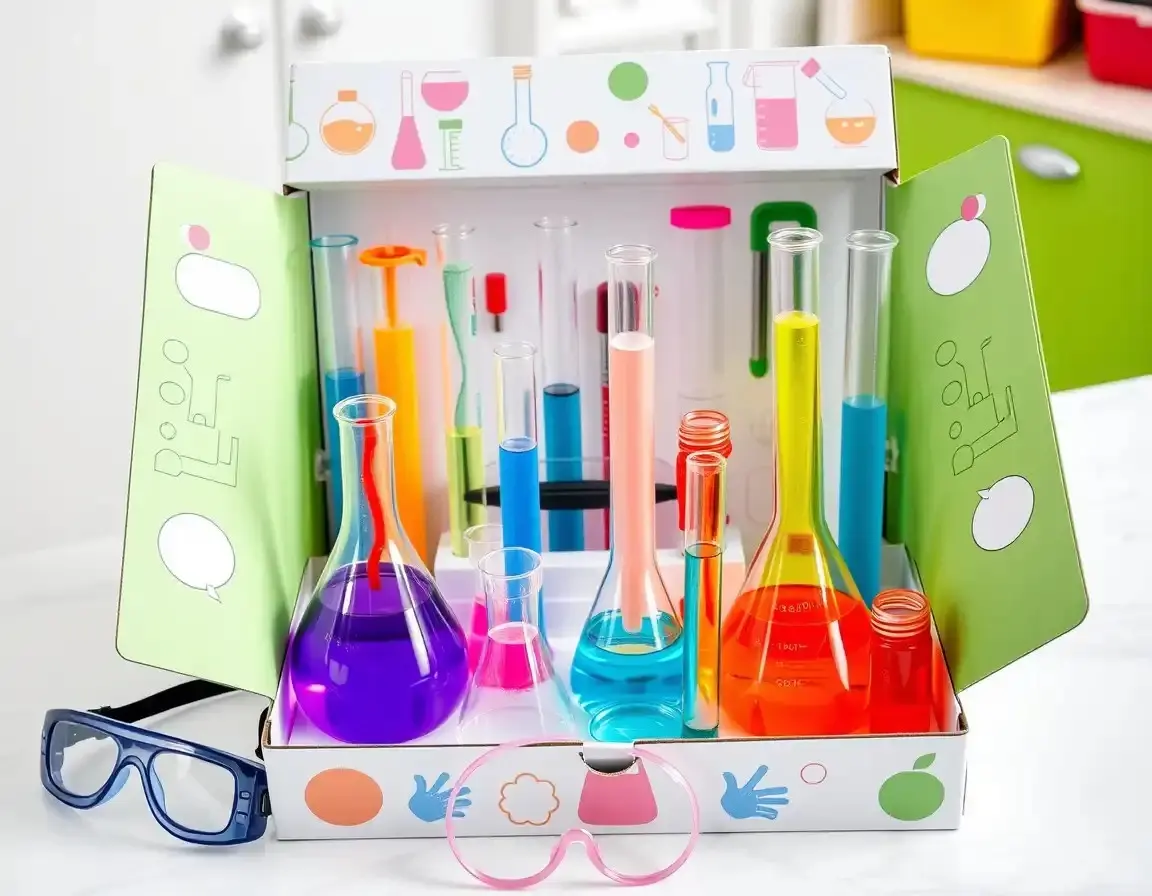 Wissenschaftsexperimentier-Labor-Kit für Kinder