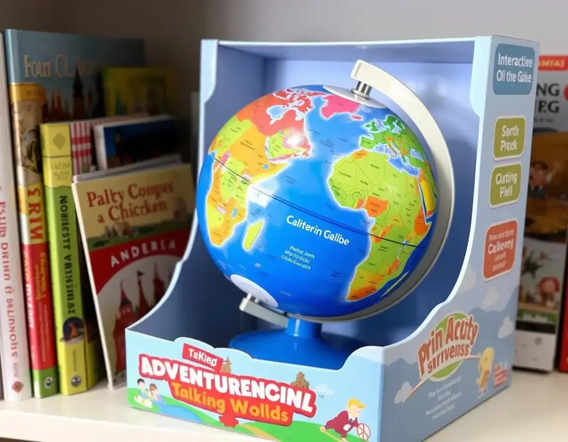 Interaktiver sprechender Weltglobus für Kinder