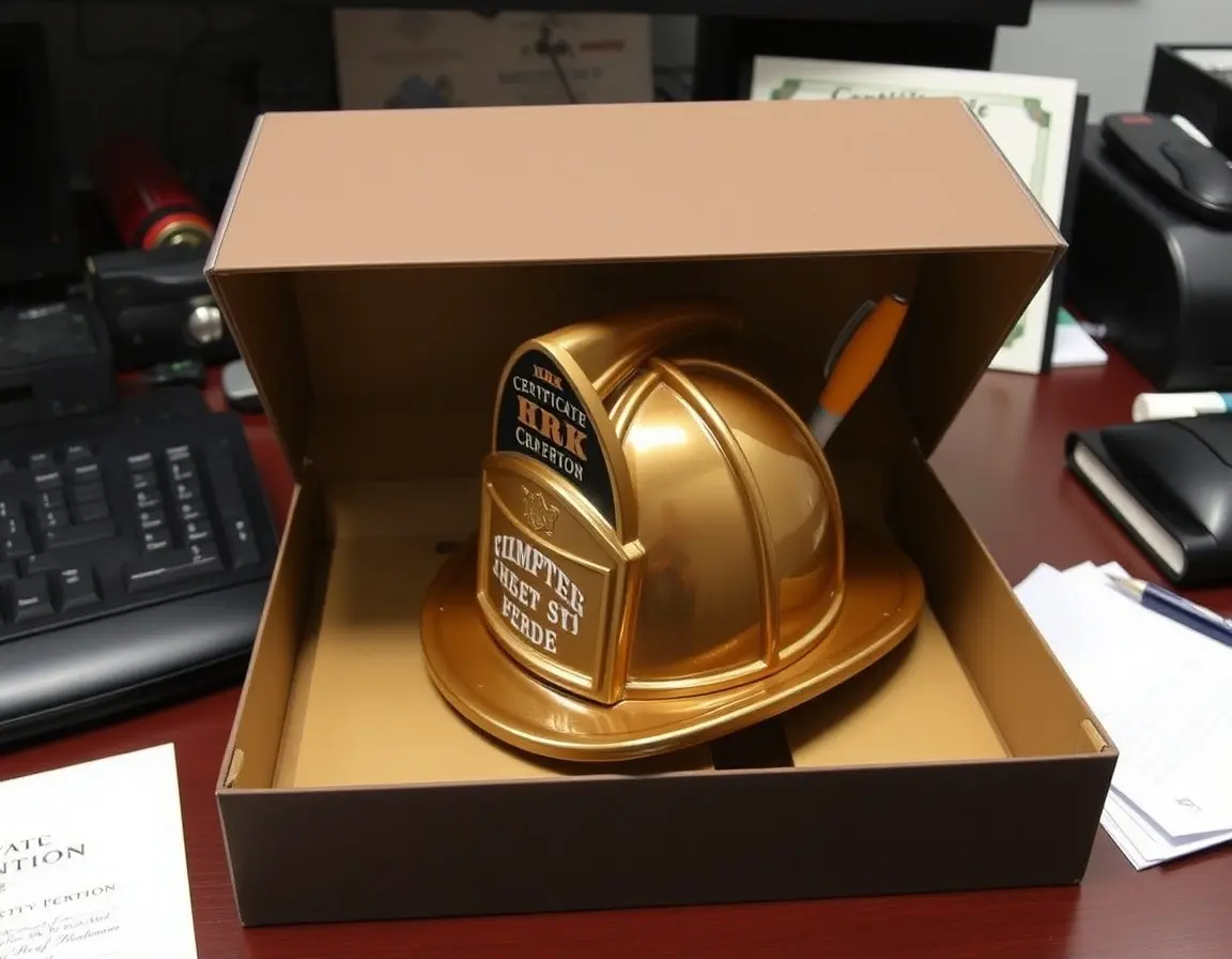 Feuerwehrhelm Schreibtisch-Organizer