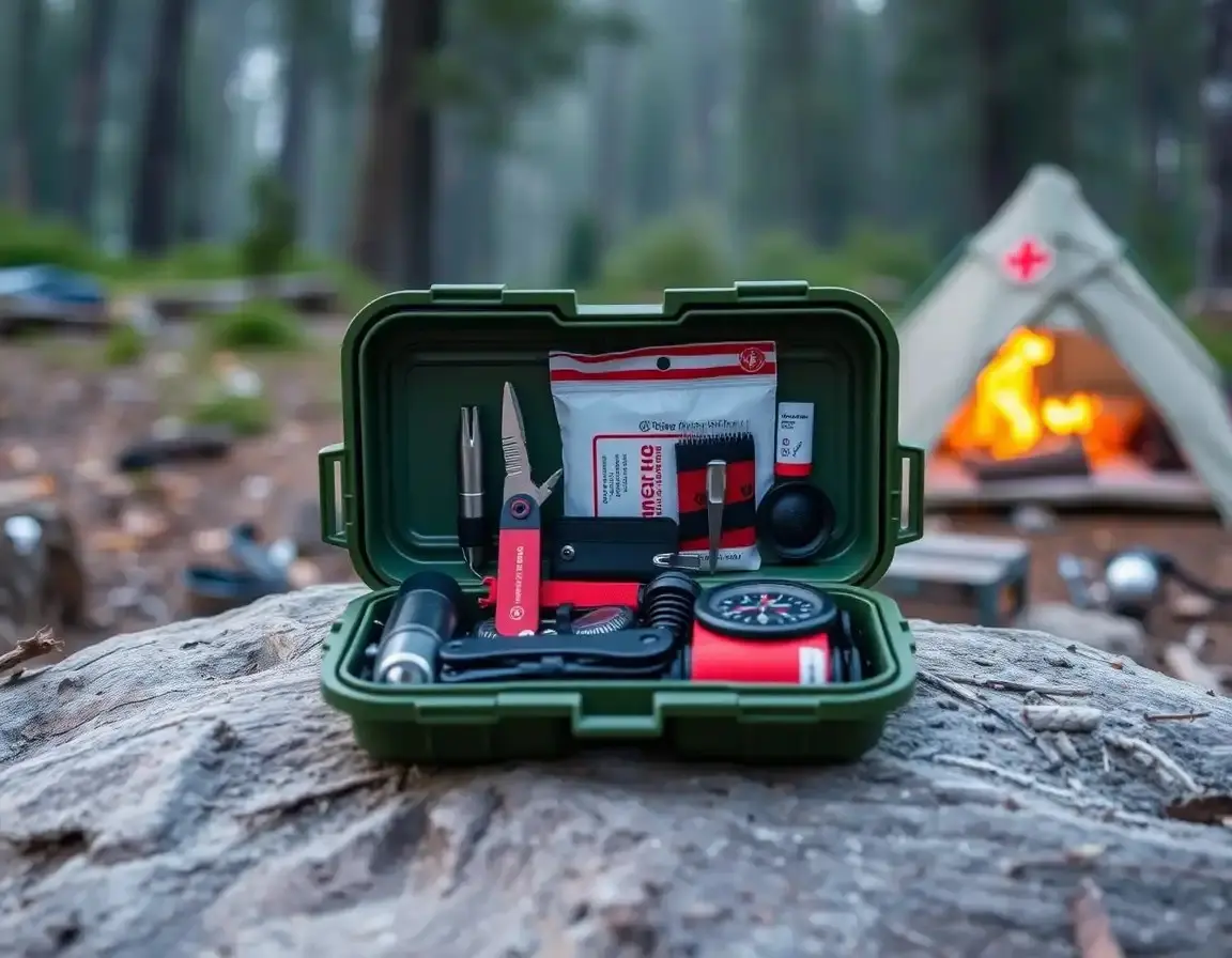 Kompaktes Notfall-Survival-Kit