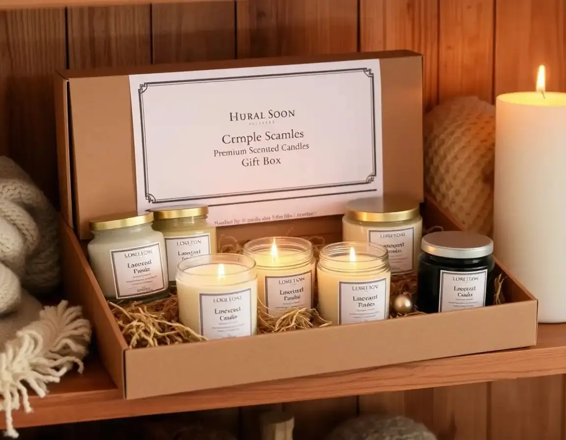 Premium Duftkerzen-Set aus Sojawachs