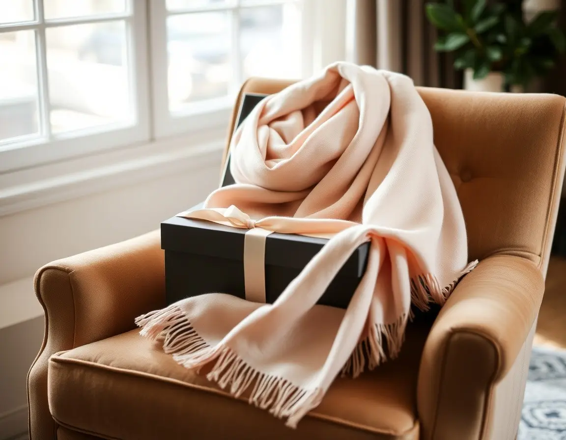 Weicher Kaschmir-Mix Schal