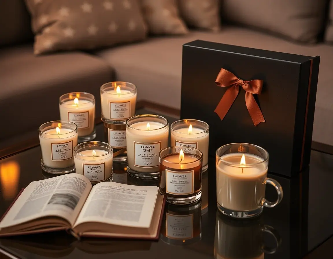 Luxury Scented Candle Set Gift Box