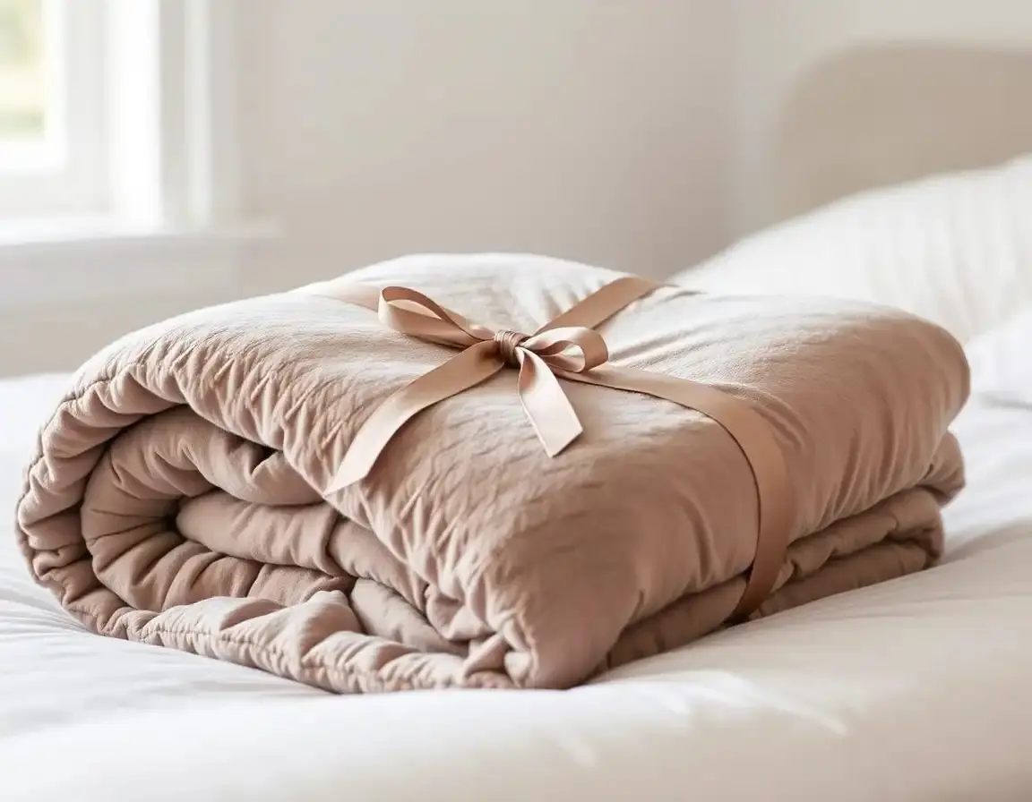 Plush Weighted Blanket for Anxiety