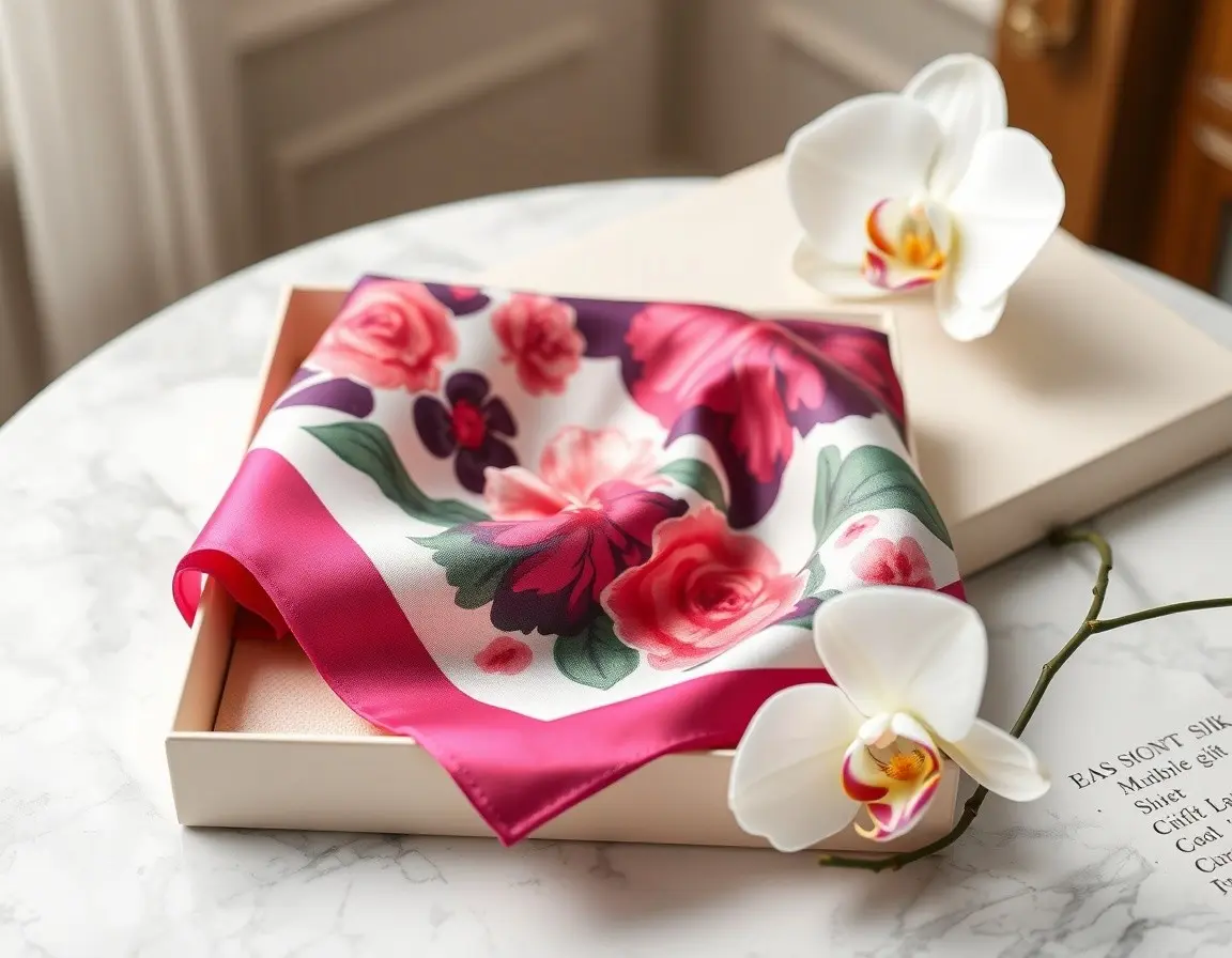 100% Maulbeerseide Tuch