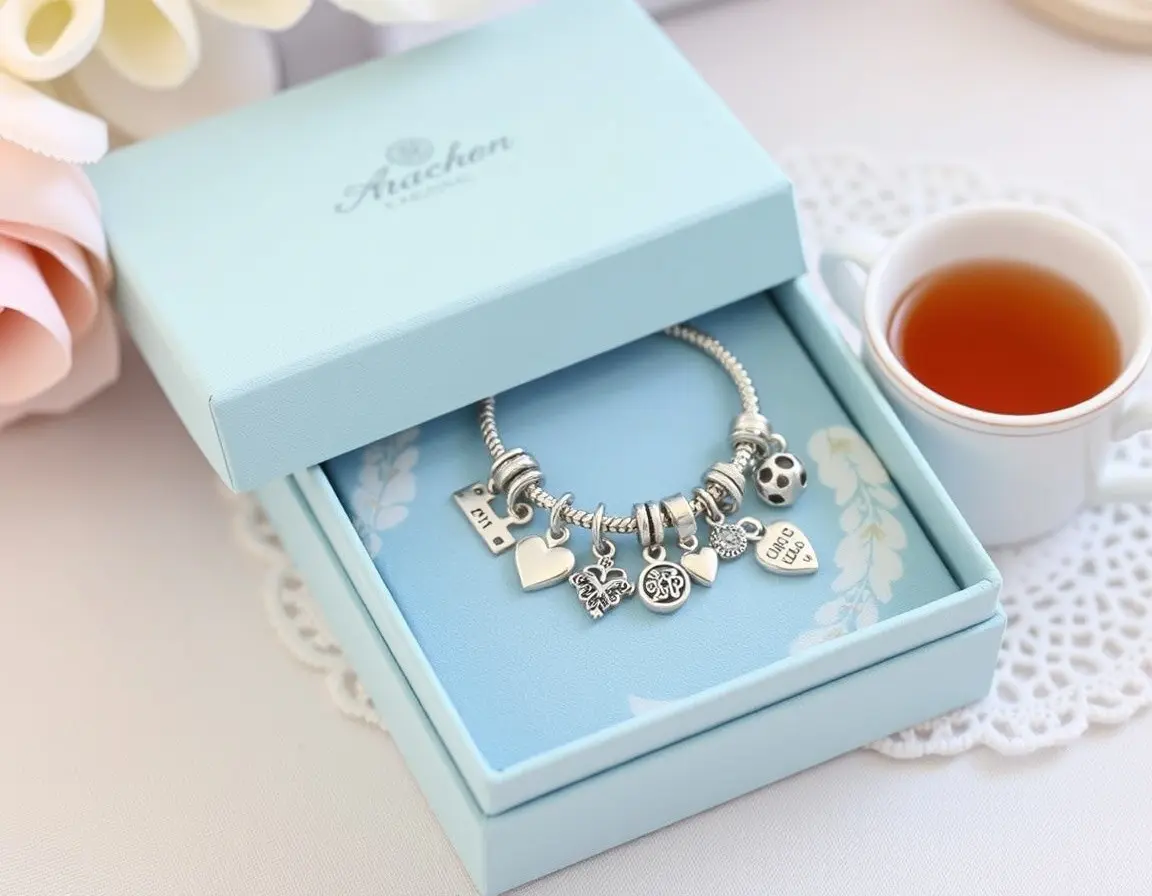 925 Sterling Silber Charm Armband