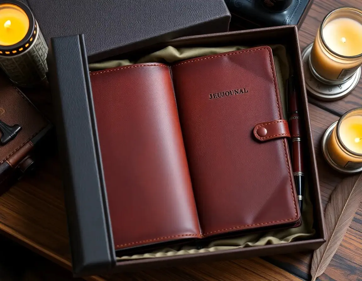 Hochwertiges Leder-Tagebuch