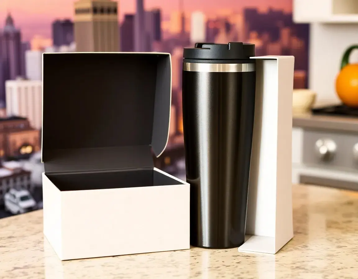 Isolierter Reisebecher aus Edelstahl