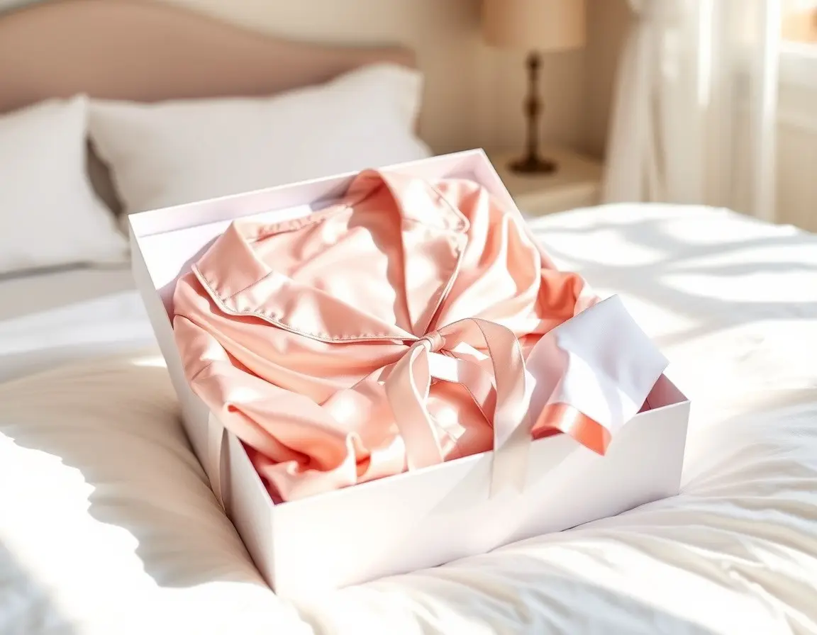 Luxuriöses Satin-Pyjama-Set