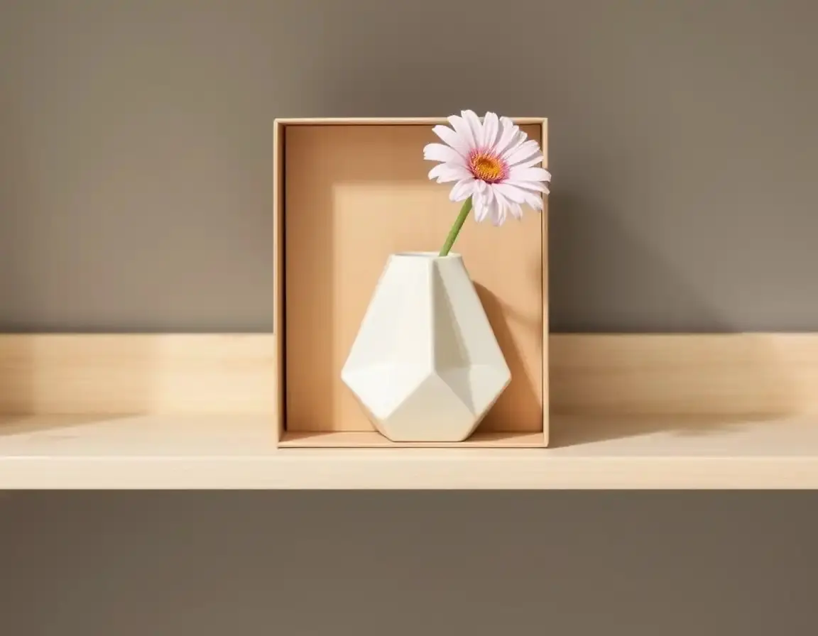 Nordische Keramik Blumenvase