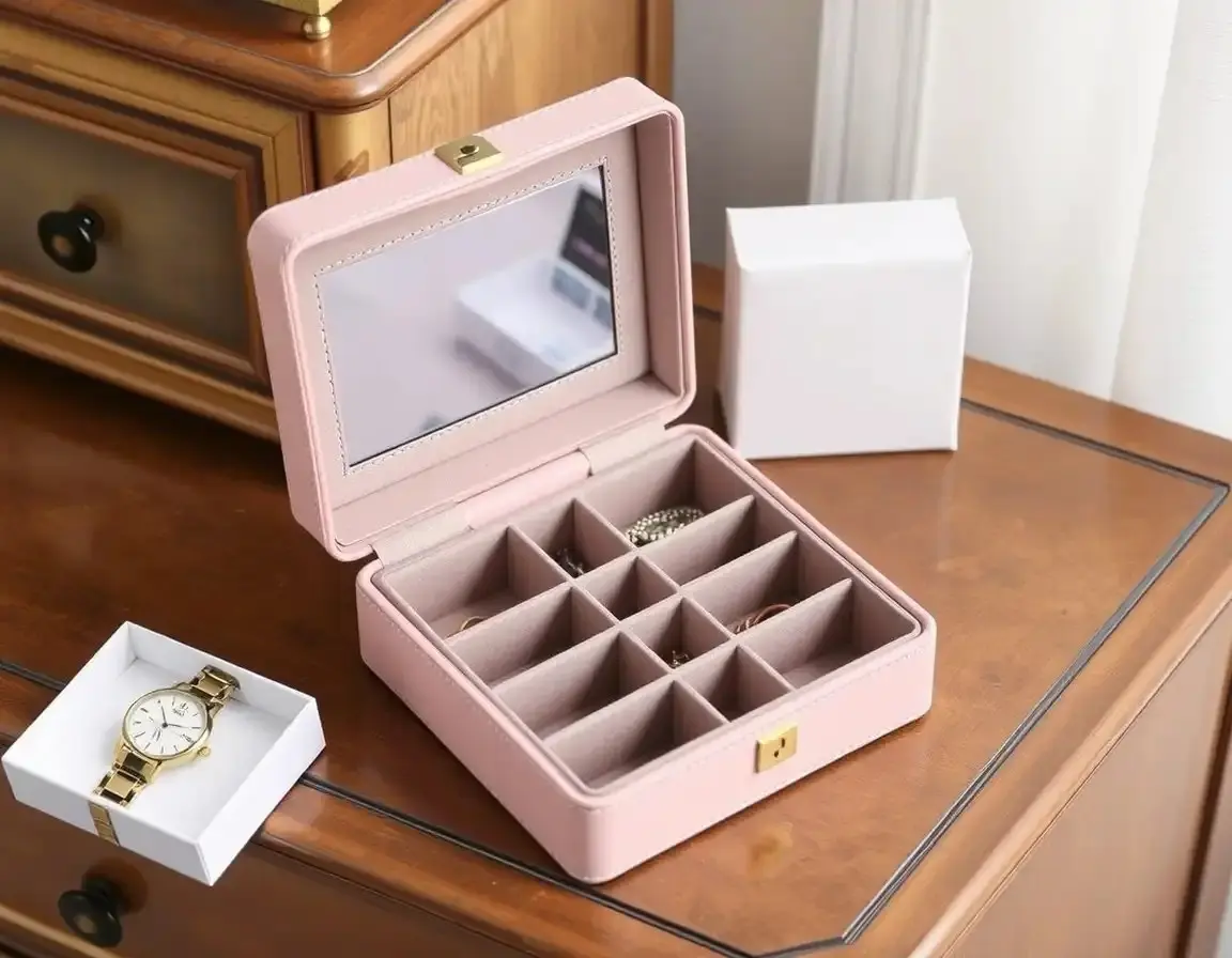 PU Leder Reise Schmuckbox