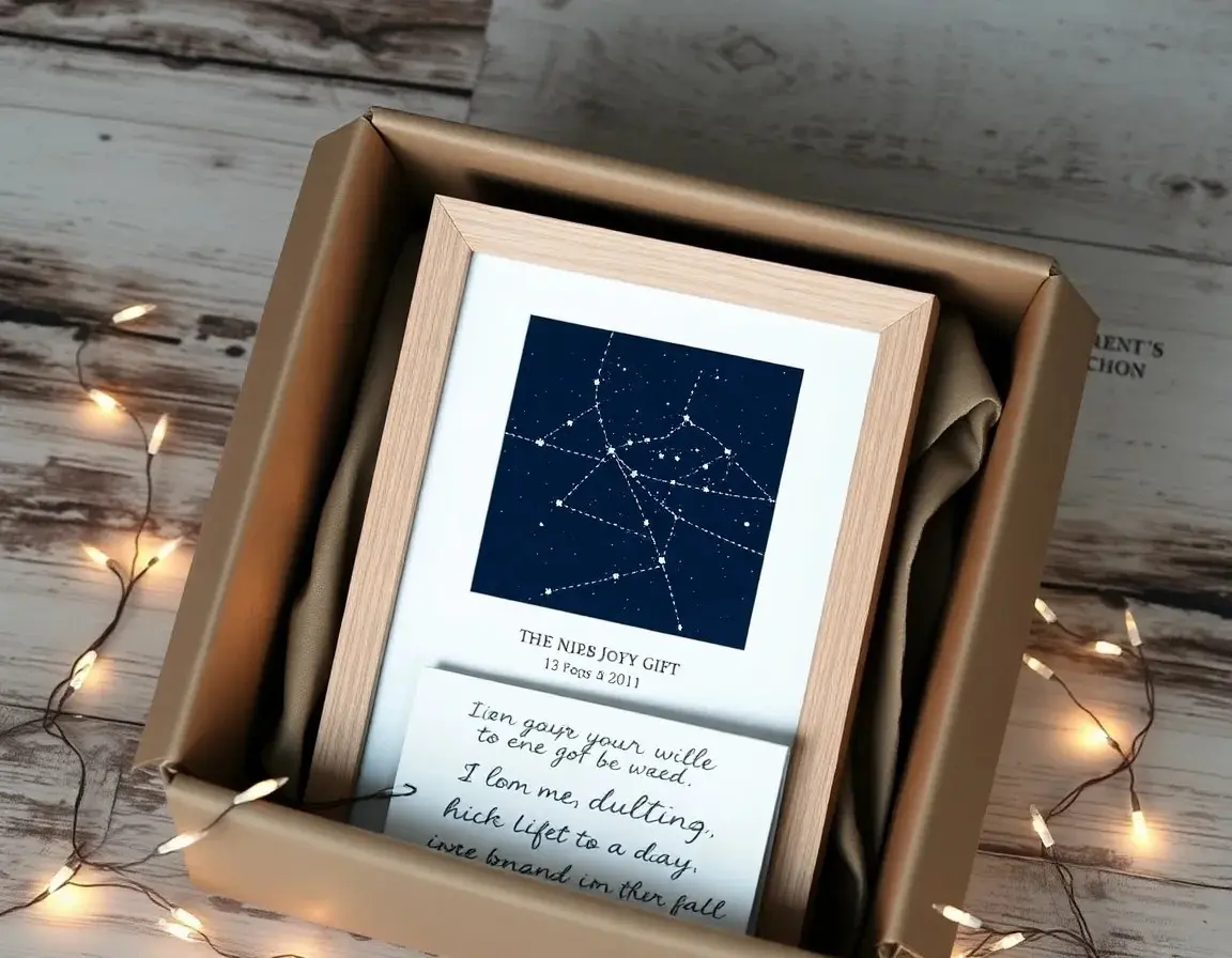 Personalisierte Sternenkarte