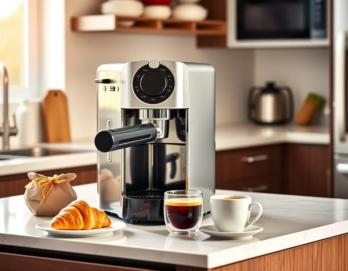 Kompakte Espressomaschine