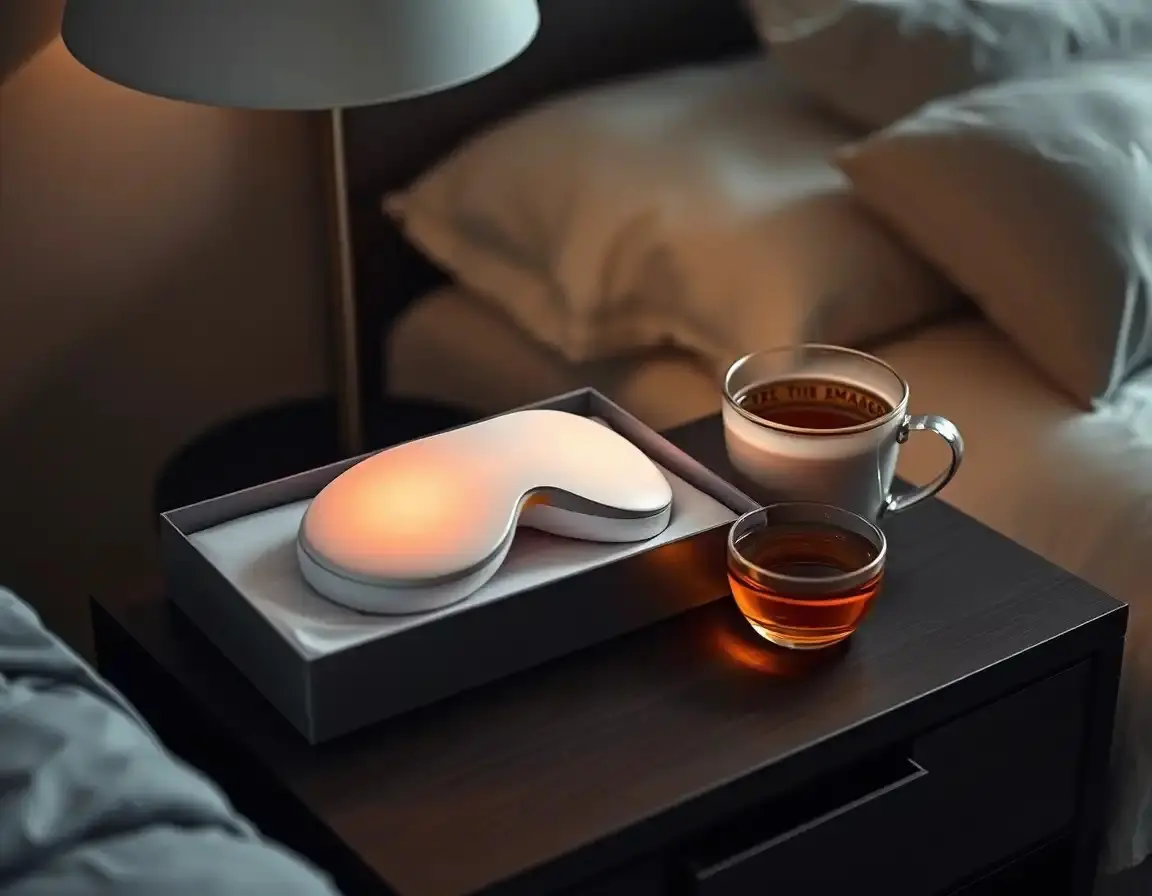 Smartes Augenmassagegerät mit Wärme