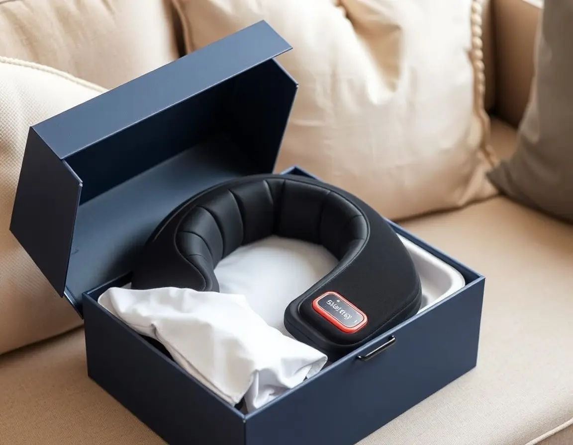 Elektrisches Shiatsu-Nacken-Schulter-Rückenmassagegerät mit Wärme