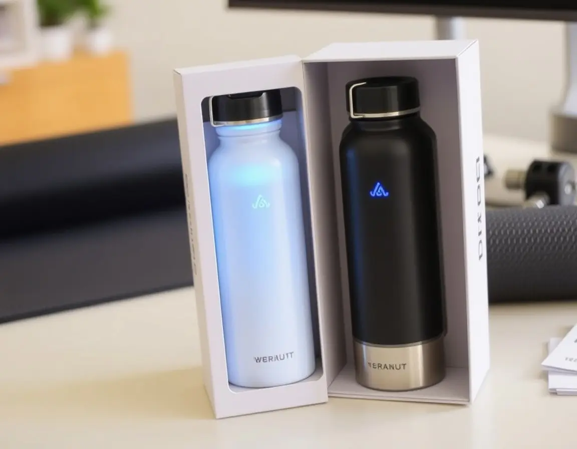 Smarte Trinkflasche mit Hydrationstracker