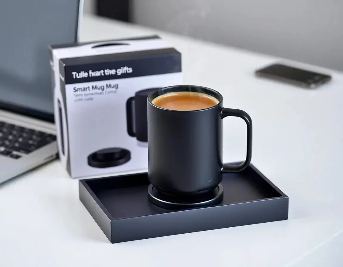 Smarte Tasse mit Temperaturkontrolle