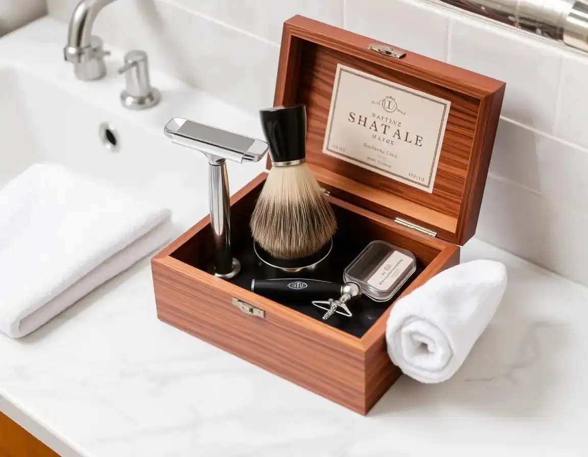 Luxus Rasier-Set für Männer Klassisch