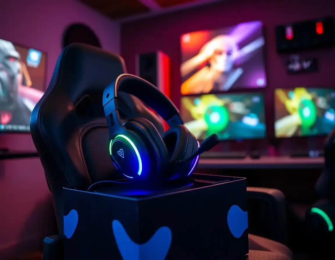 High Performance Gaming Headset Surround Sound