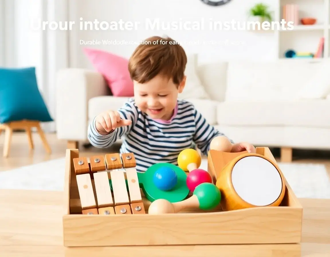Wooden Toddler Musical Instrument Set